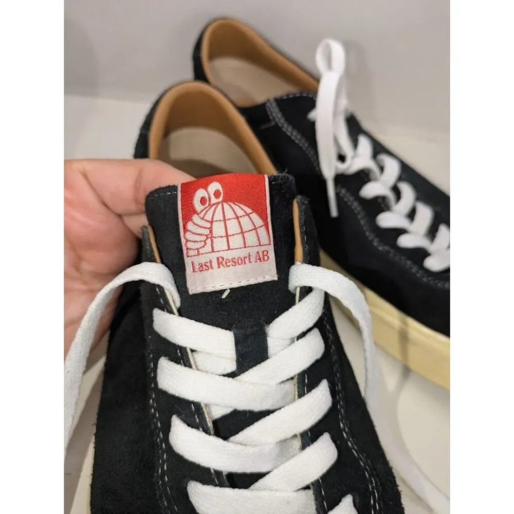 Last Resort AB VM001 Lo Black Suede Skate Shoe Size 11